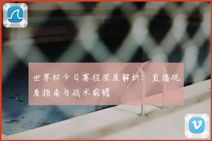 世界杯今日赛程深度解析：直播观看指南与战术前瞻